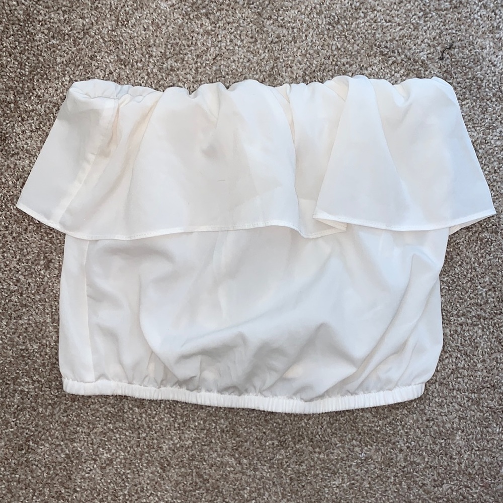 White tube top!!